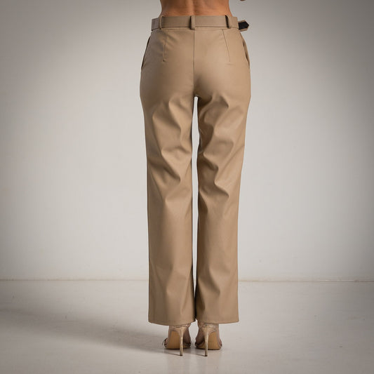 Pantalón Palazzo ecopiel