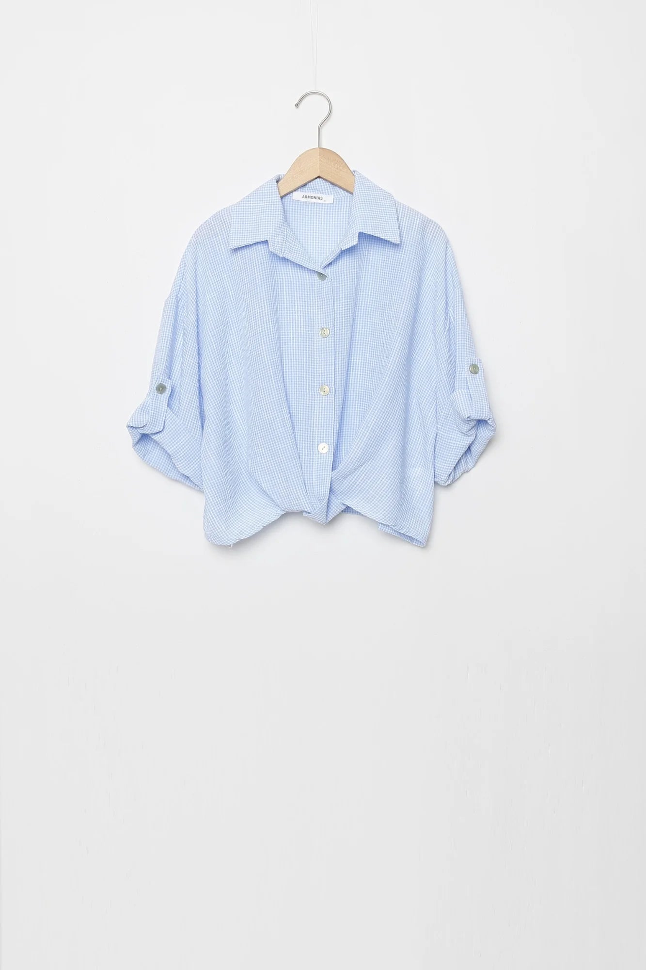 camisa Vichy Nudo Chic