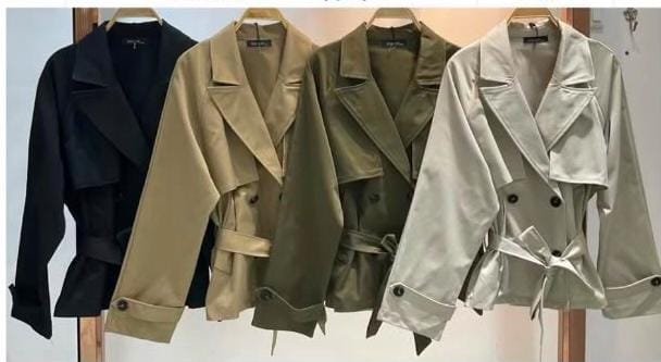 Chaqueta Gabardina Corta