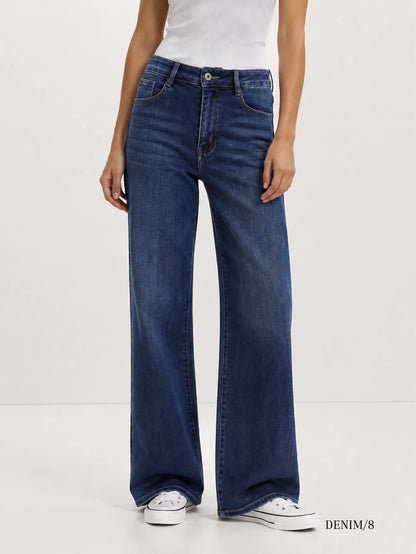 Jeans Strech Wide Leg
