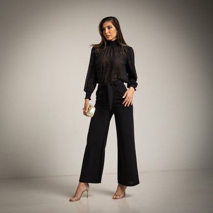 Pantalón Crepe lazo