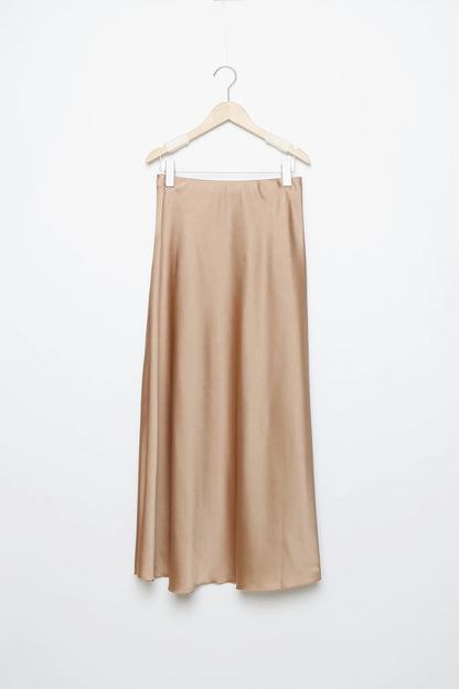 Falda Midi Satinada