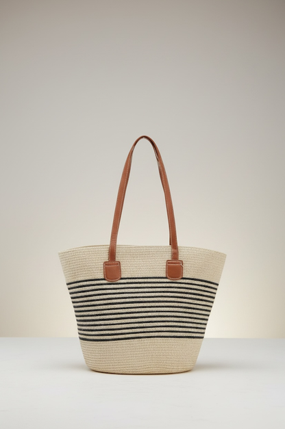 Bolso 008-2510 a rayas negras
