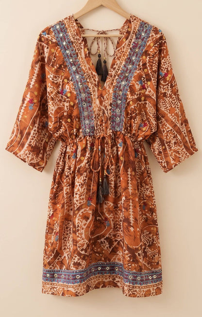 VESTIDO CORTO ISLA AL251