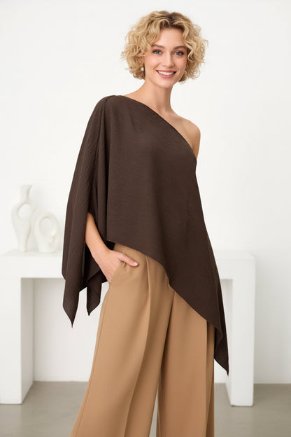 Poncho Asimetrico