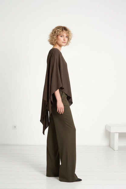 Poncho Asimetrico