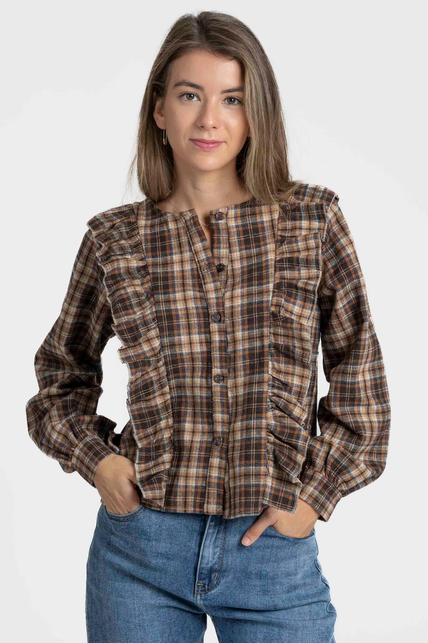 Blusa Cuadro Romantico
