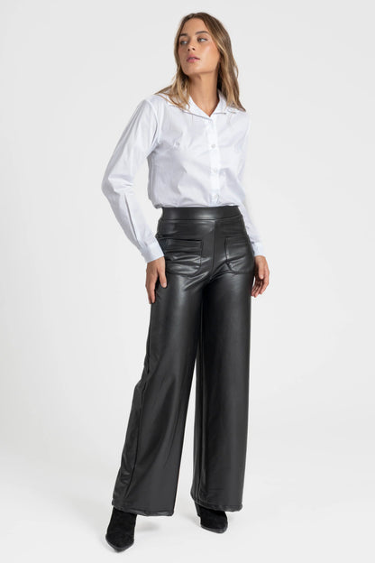 Pantalon Wide Leg Polipiel