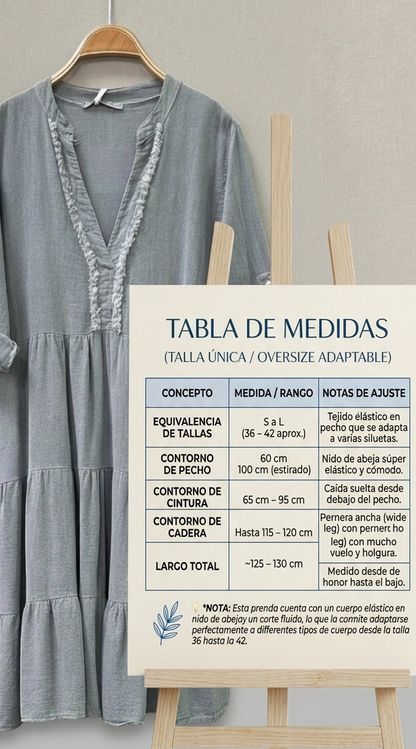 Vestido Midi Holgado  Olimpia
