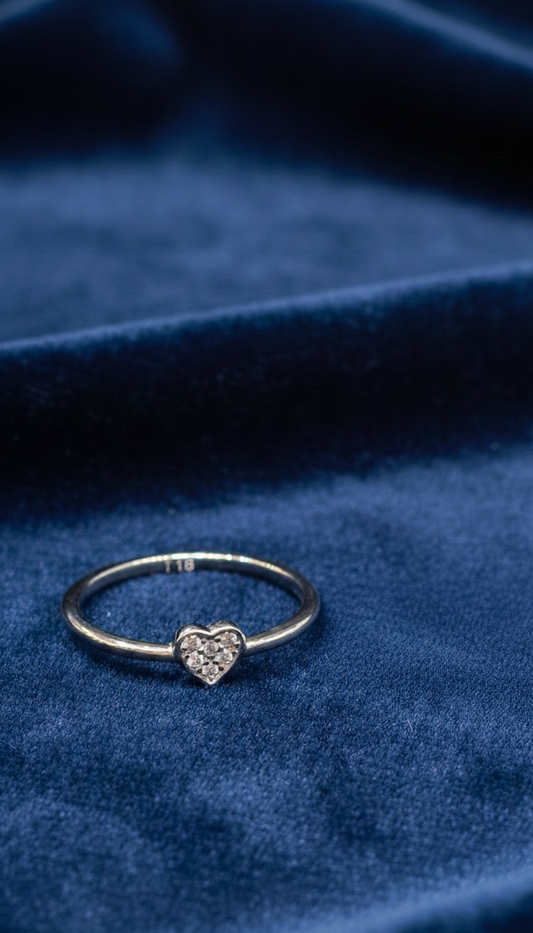 Anillo "Corazón Radiante"