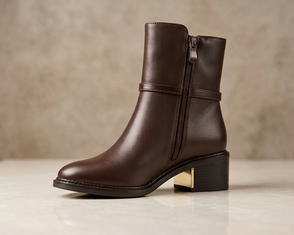 Botin cuero