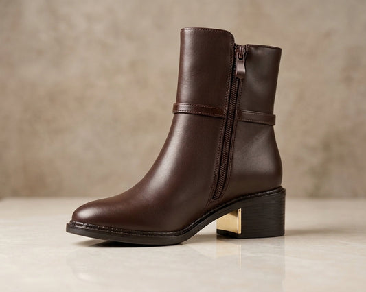 Botin cuero
