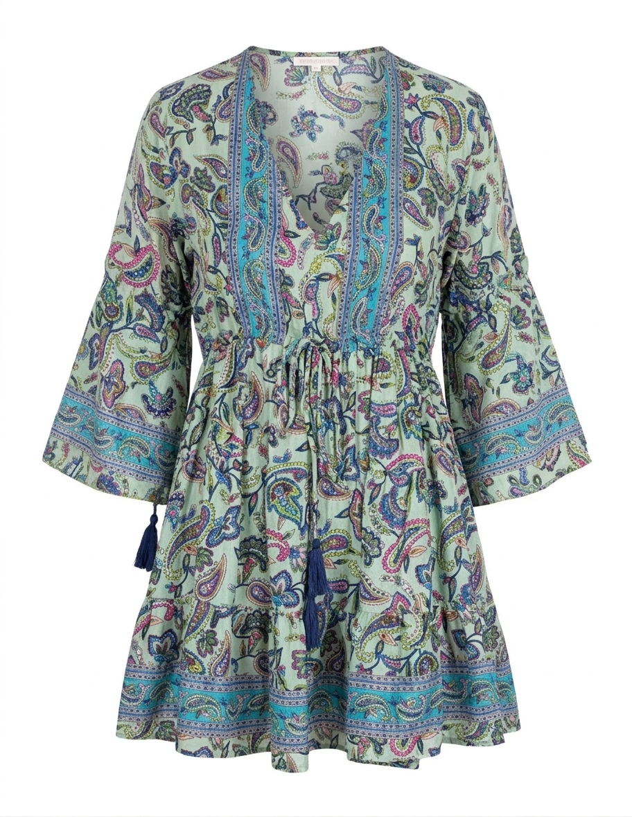 Vestido Mini Boho-Chic