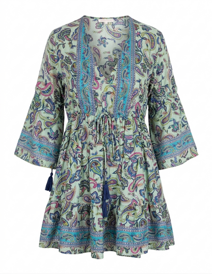 Vestido Mini Boho-Chic