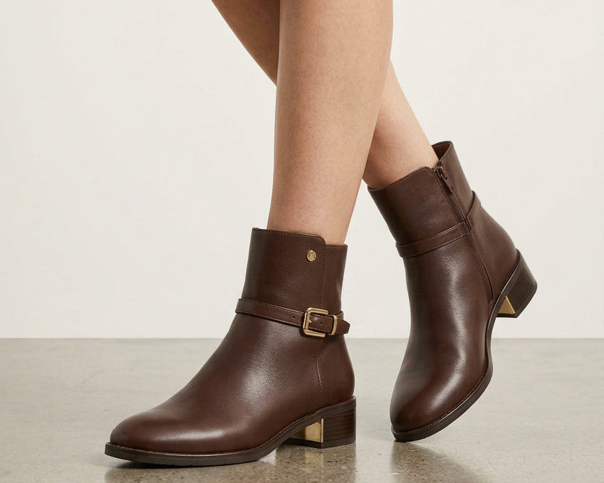 Botin cuero