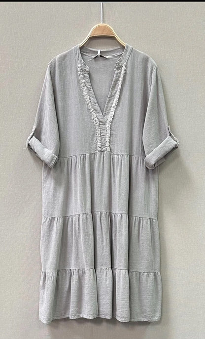 Vestido Midi Holgado  Olimpia