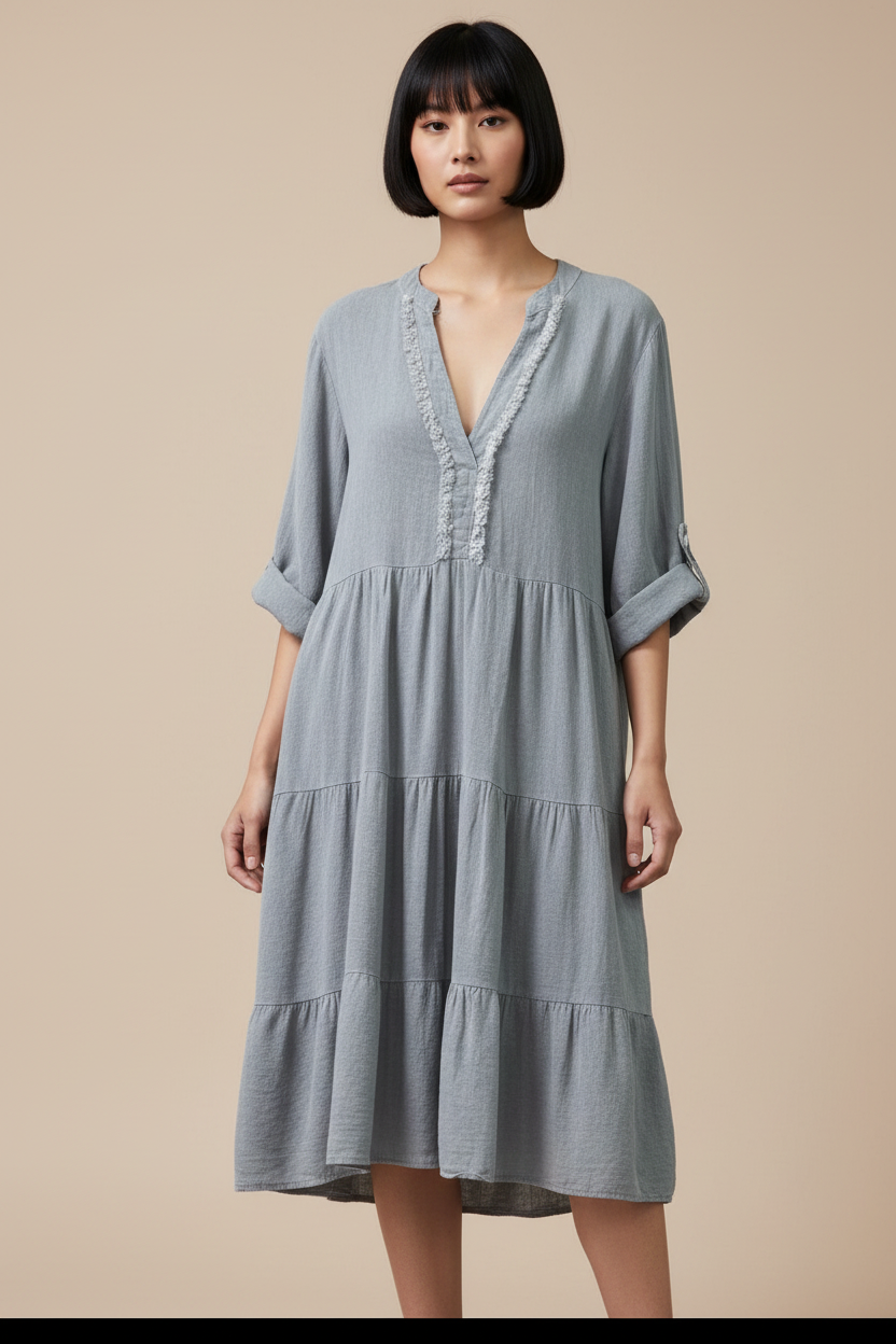 Vestido Midi Holgado  Olimpia