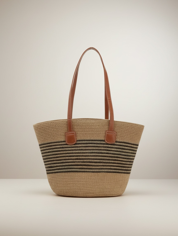 Bolso 008-2510 a rayas negras
