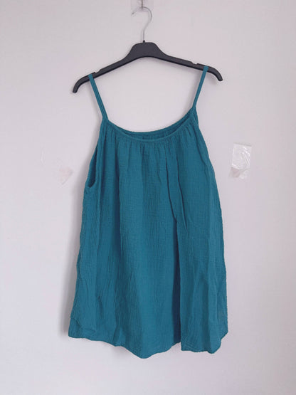 Top de gasa de algodón LMM-T8470