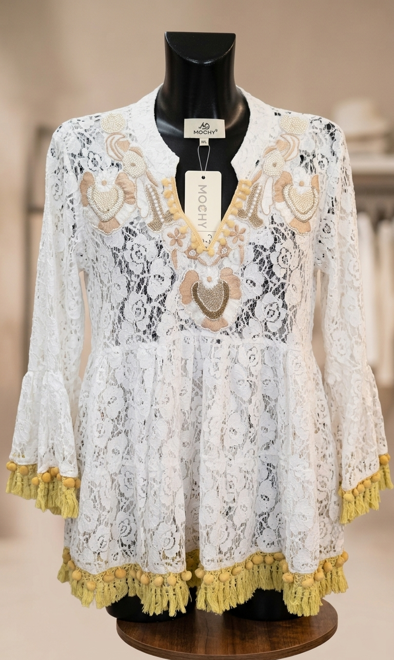 Blusa Flor encaje