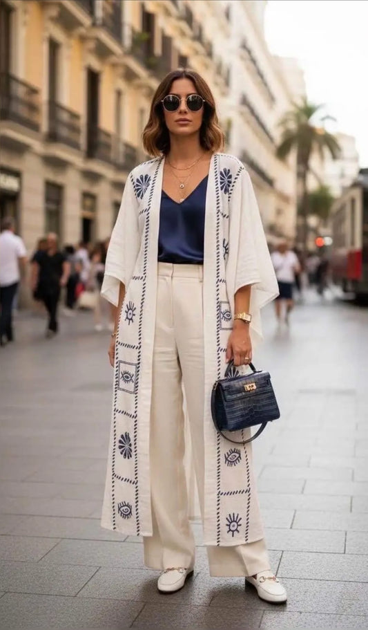 Kimono bordado Yuka