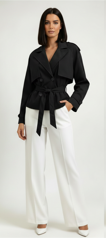 Chaqueta Gabardina Corta