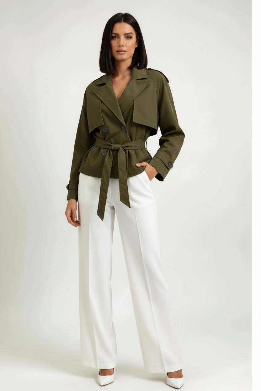 Chaqueta Gabardina Corta