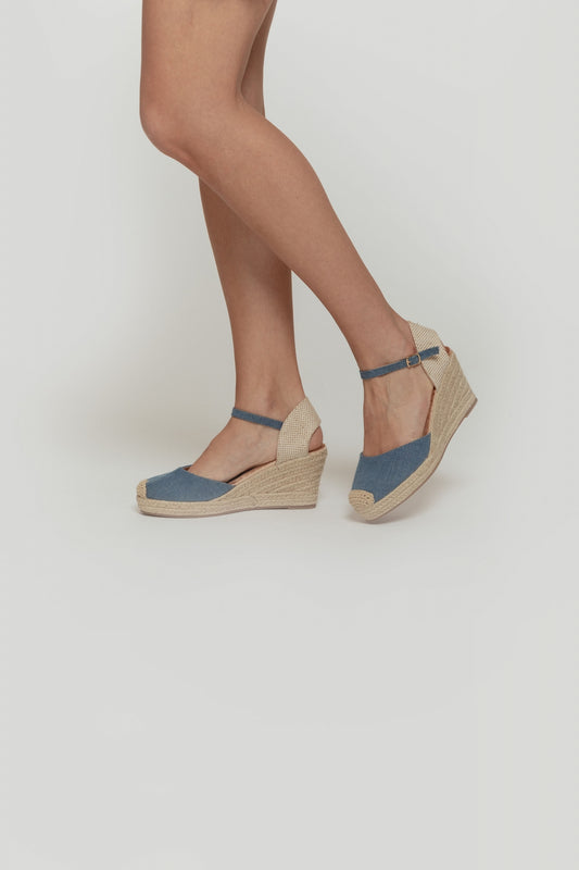 Sandalias Denim Ribbon